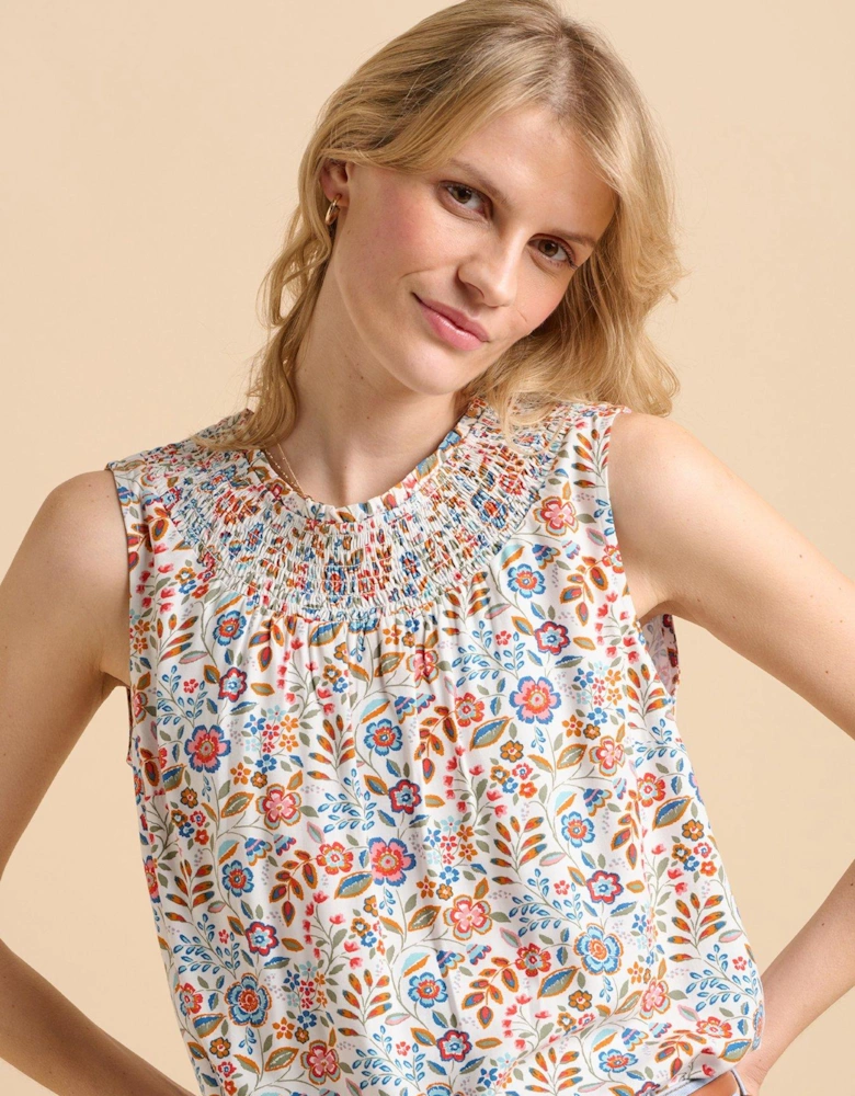 Cream Secret Garden Vest