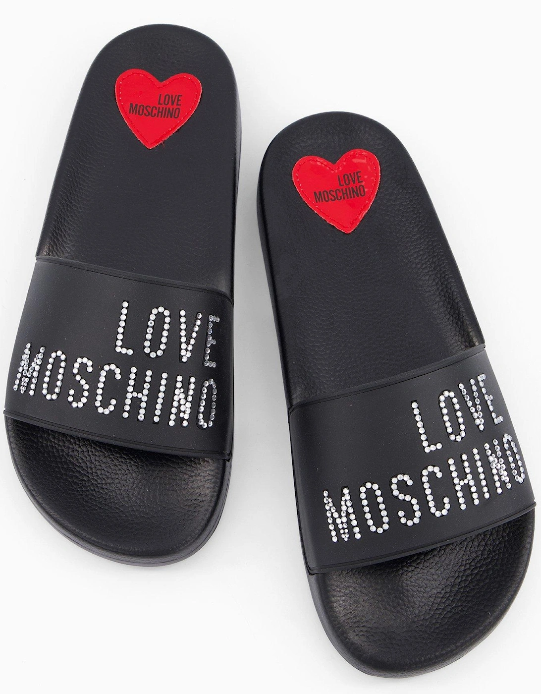 Rubber Logo Slide - Black