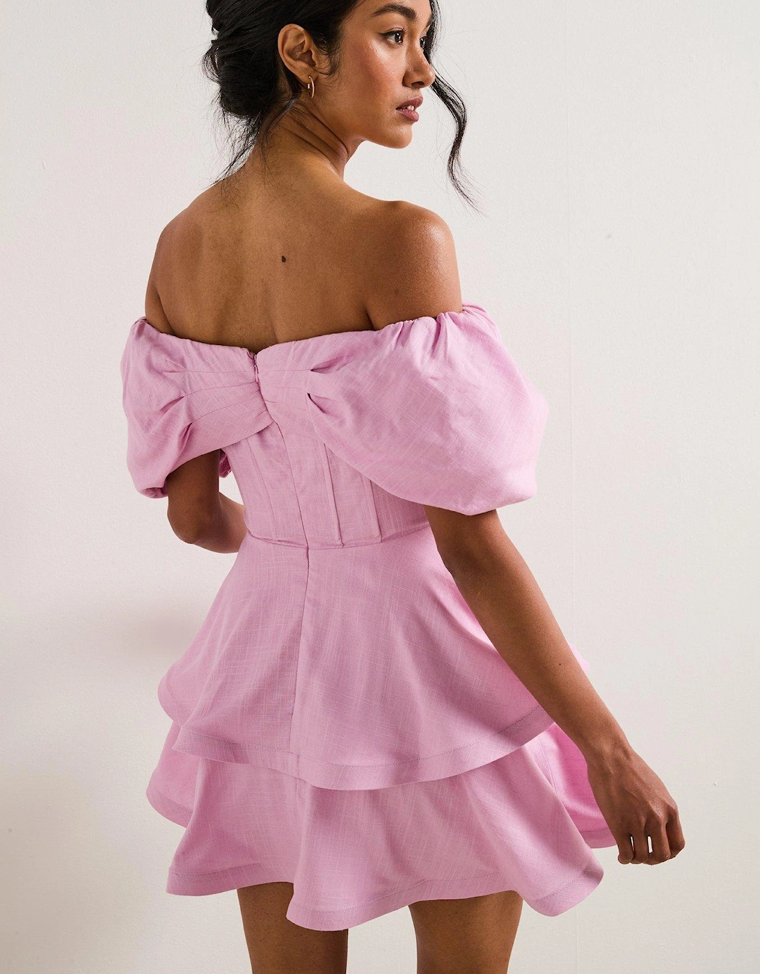 Kara Mini Dress - Pink