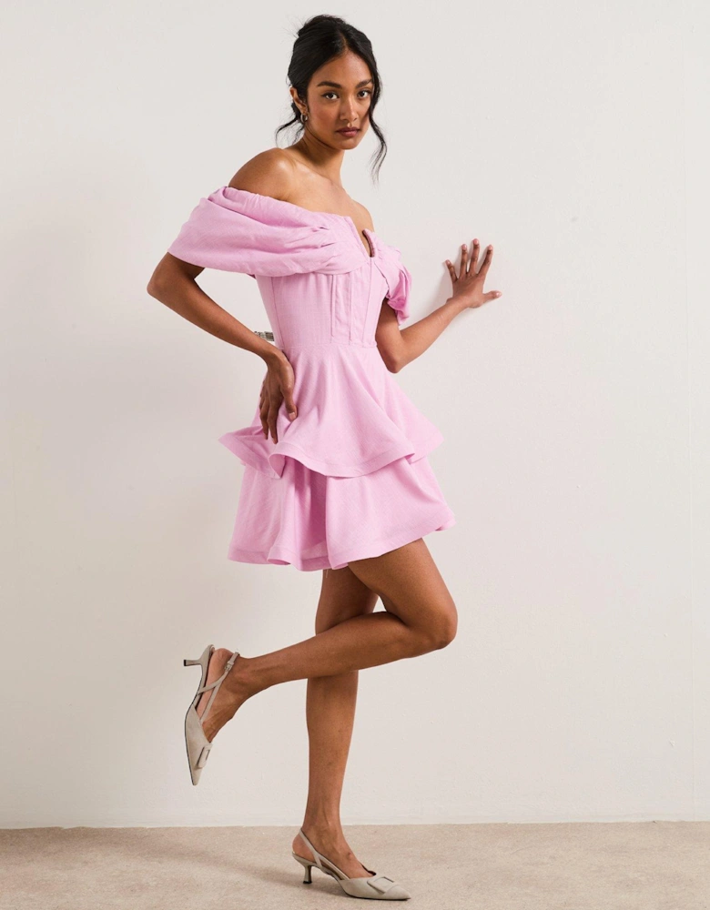 Kara Mini Dress - Pink