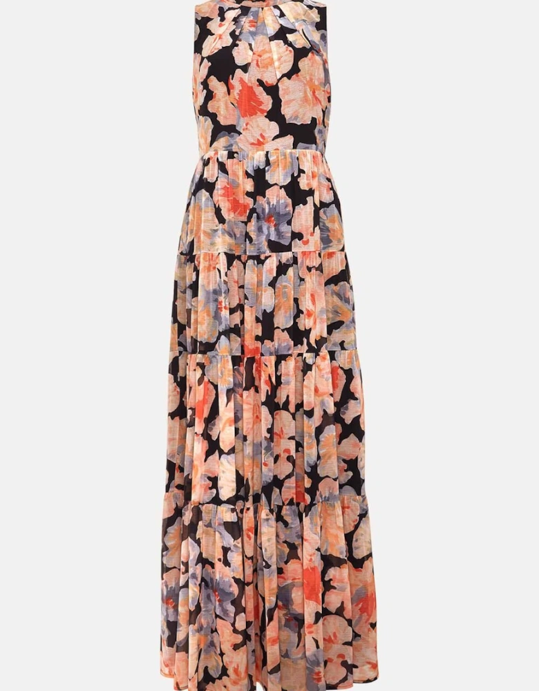 Vora Printed Tiered Maxi Dress