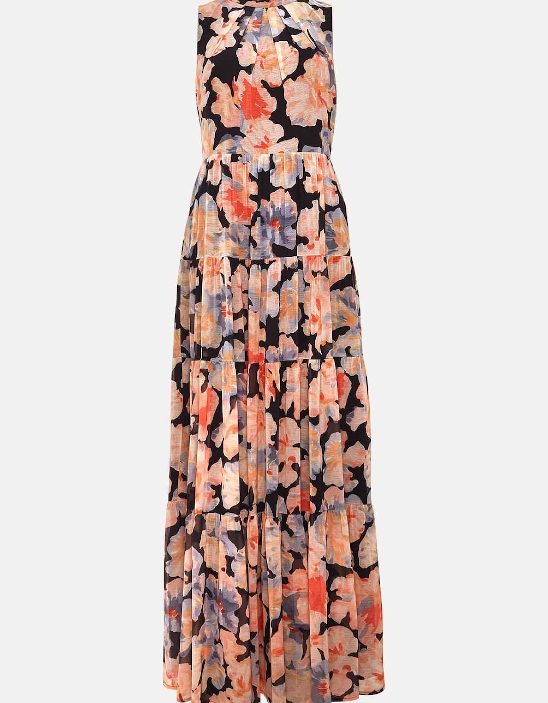 Vora Printed Tiered Maxi Dress