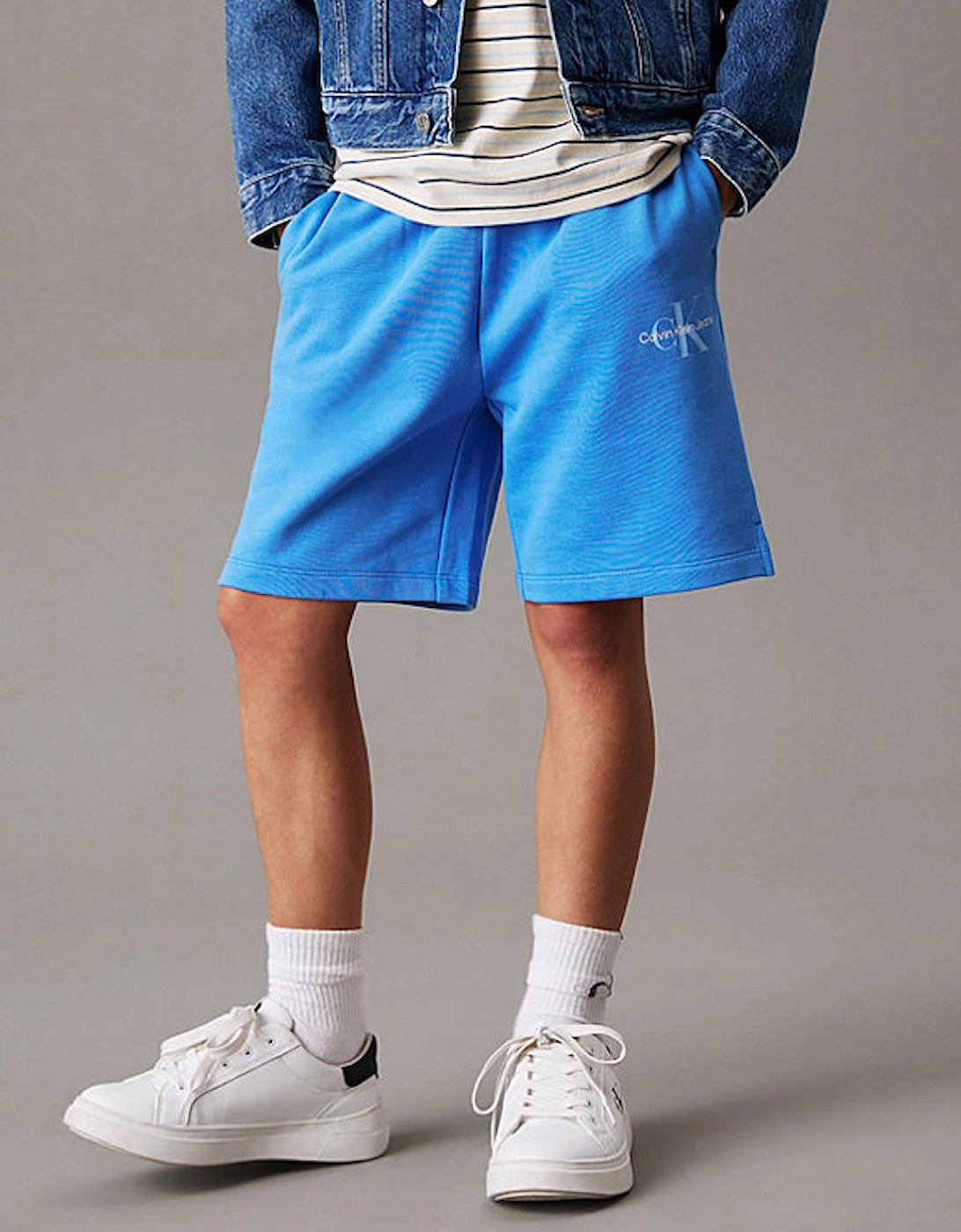 BOYS BLUE SHORTS., 3 of 2