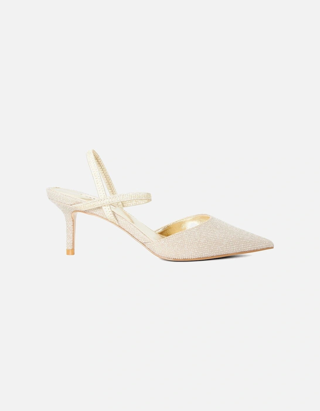 Dune Classical Leather Women's Gold Shoes