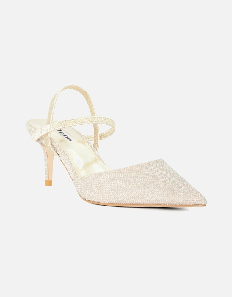 Dune Classical Leather Women's Gold Shoes