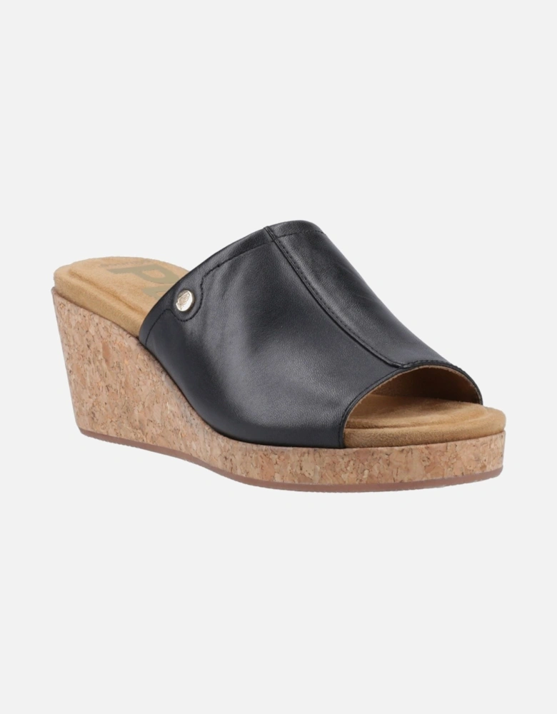 Willow Leather Women's Black Wedges