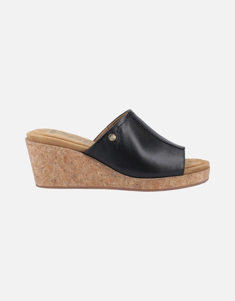 Willow Leather Women's Black Wedges