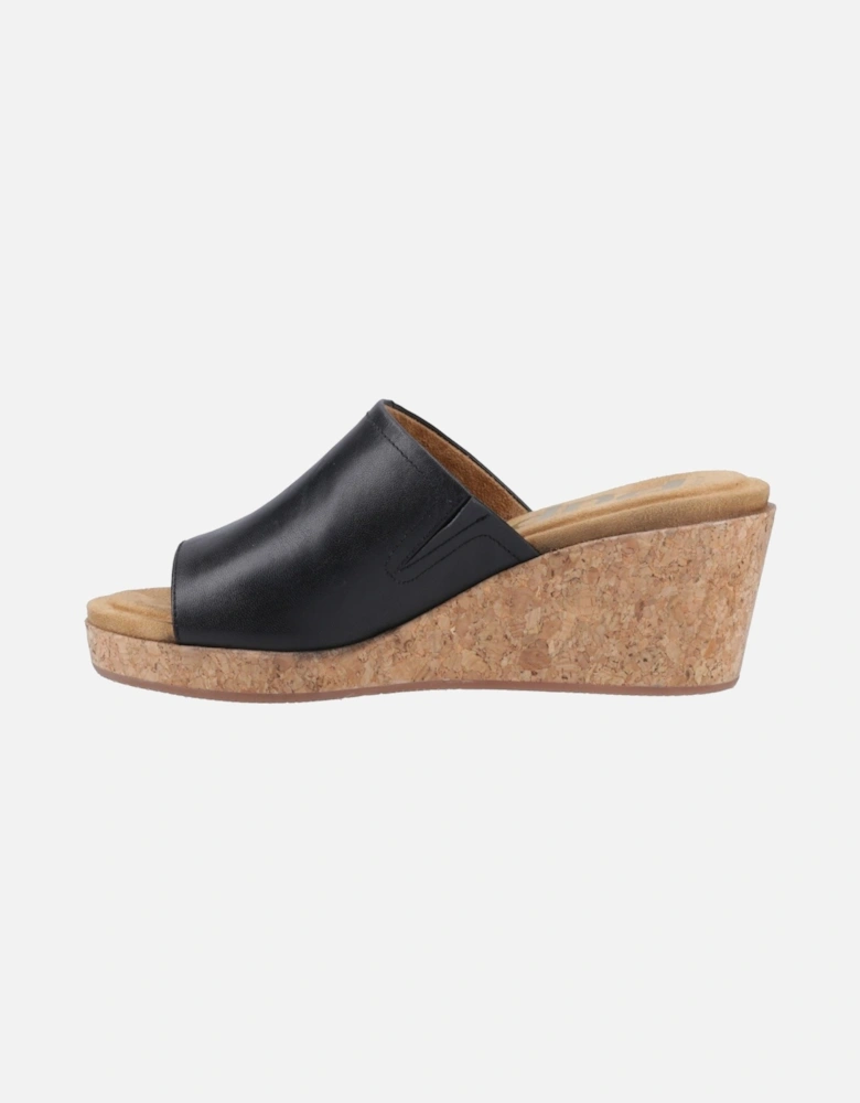 Willow Leather Women's Black Wedges