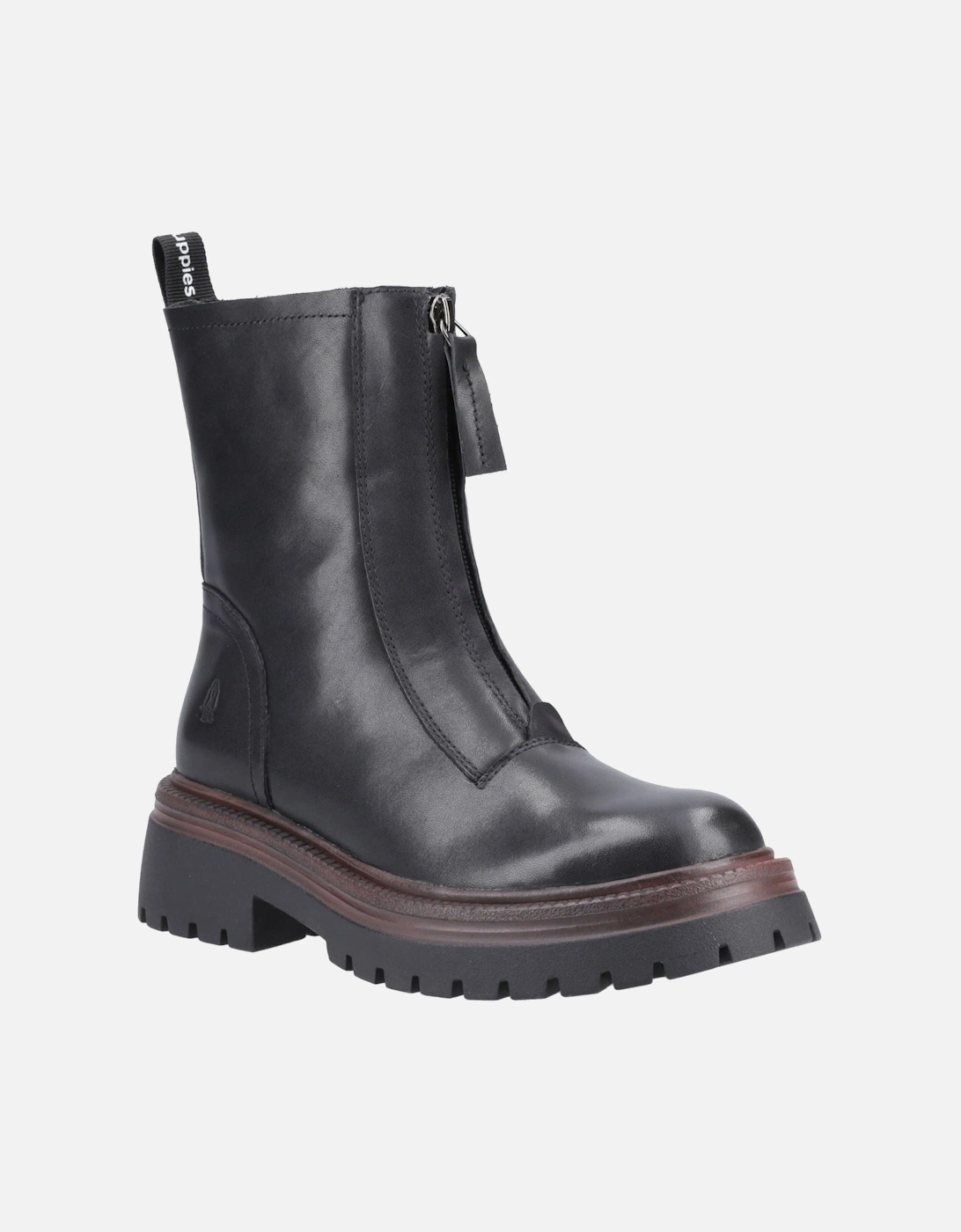 Hush Puppies Women's Hush Puppies Roxanna Leather Women's Black Leather Boots