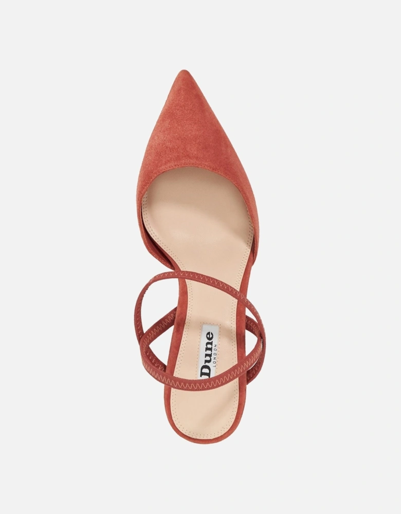 Dune Classical Leather Women's Coral Shoes