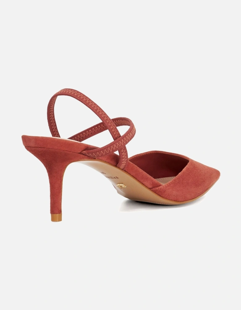 Dune Classical Leather Women's Coral Shoes