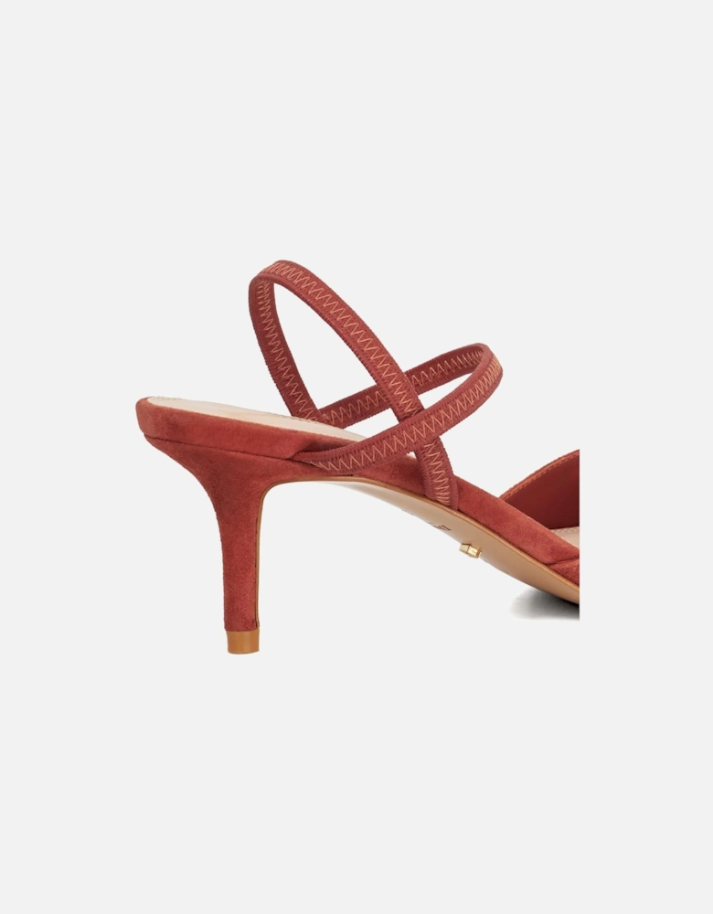 Dune Classical Leather Women's Coral Shoes
