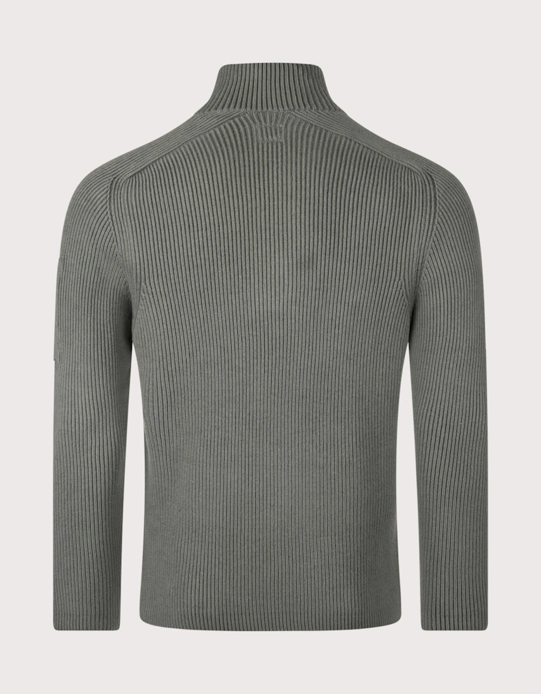 Lens Ribbed Knit Jumper