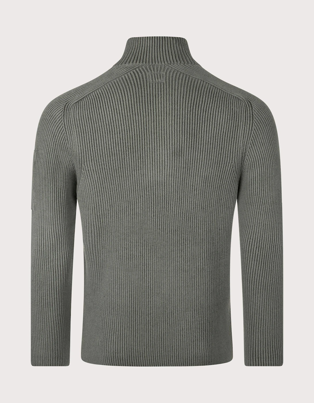 Lens Ribbed Knit Jumper