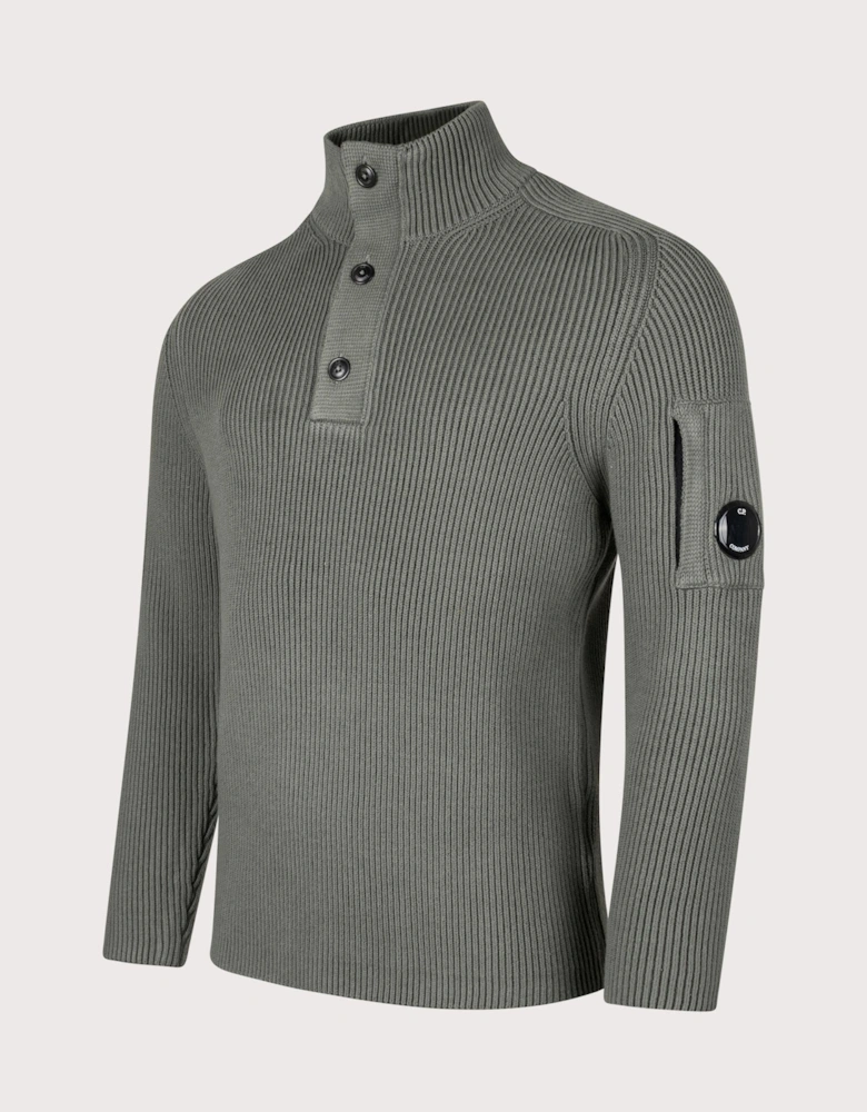 Lens Ribbed Knit Jumper