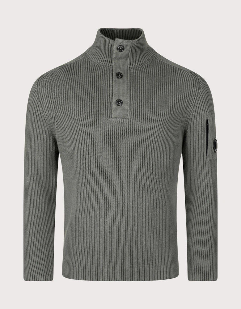 Lens Ribbed Knit Jumper