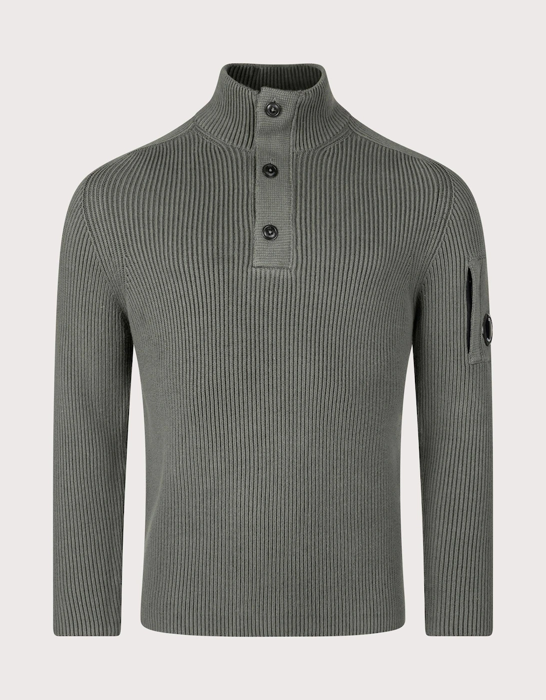 Lens Ribbed Knit Jumper
