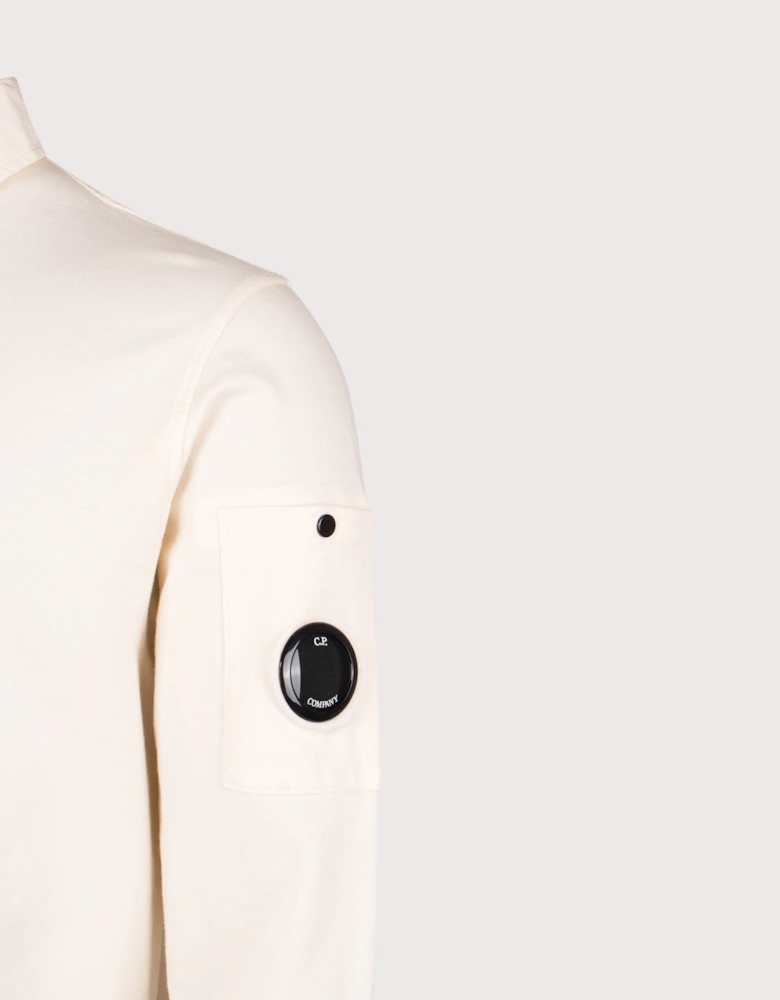 Lens Polo Collar Sweatshirt
