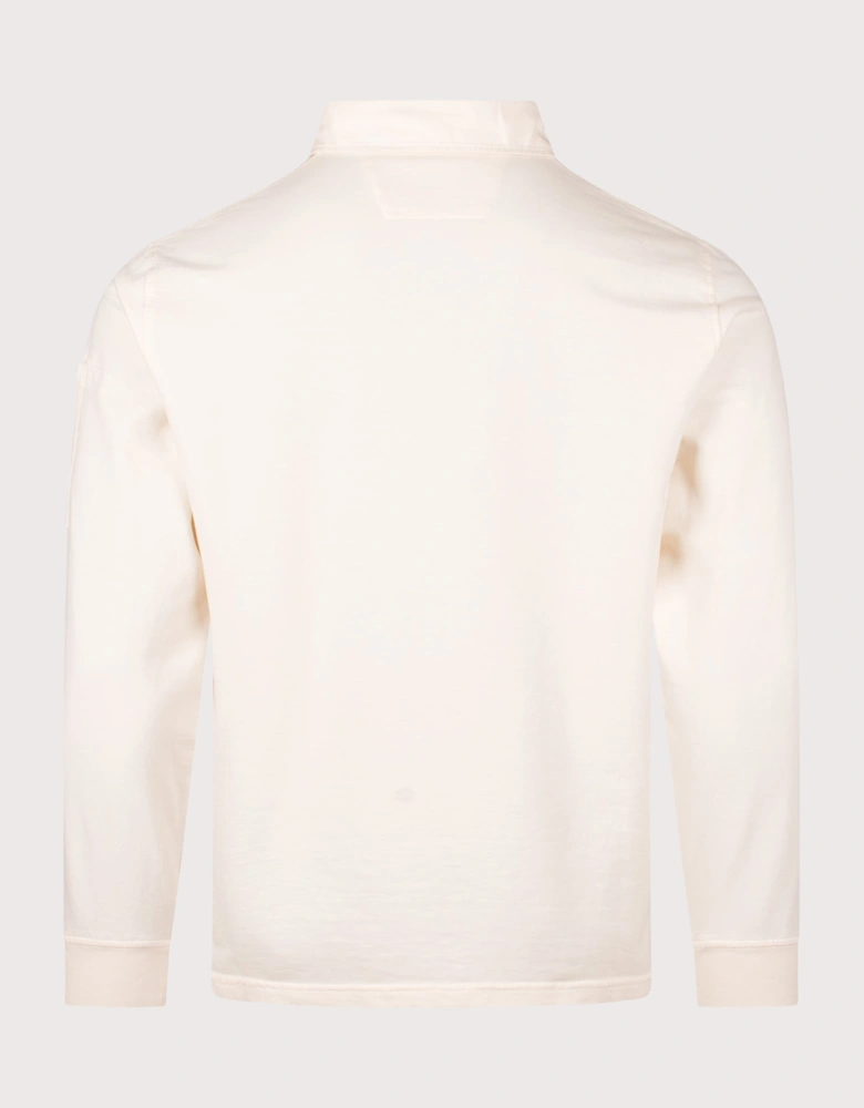 Lens Polo Collar Sweatshirt