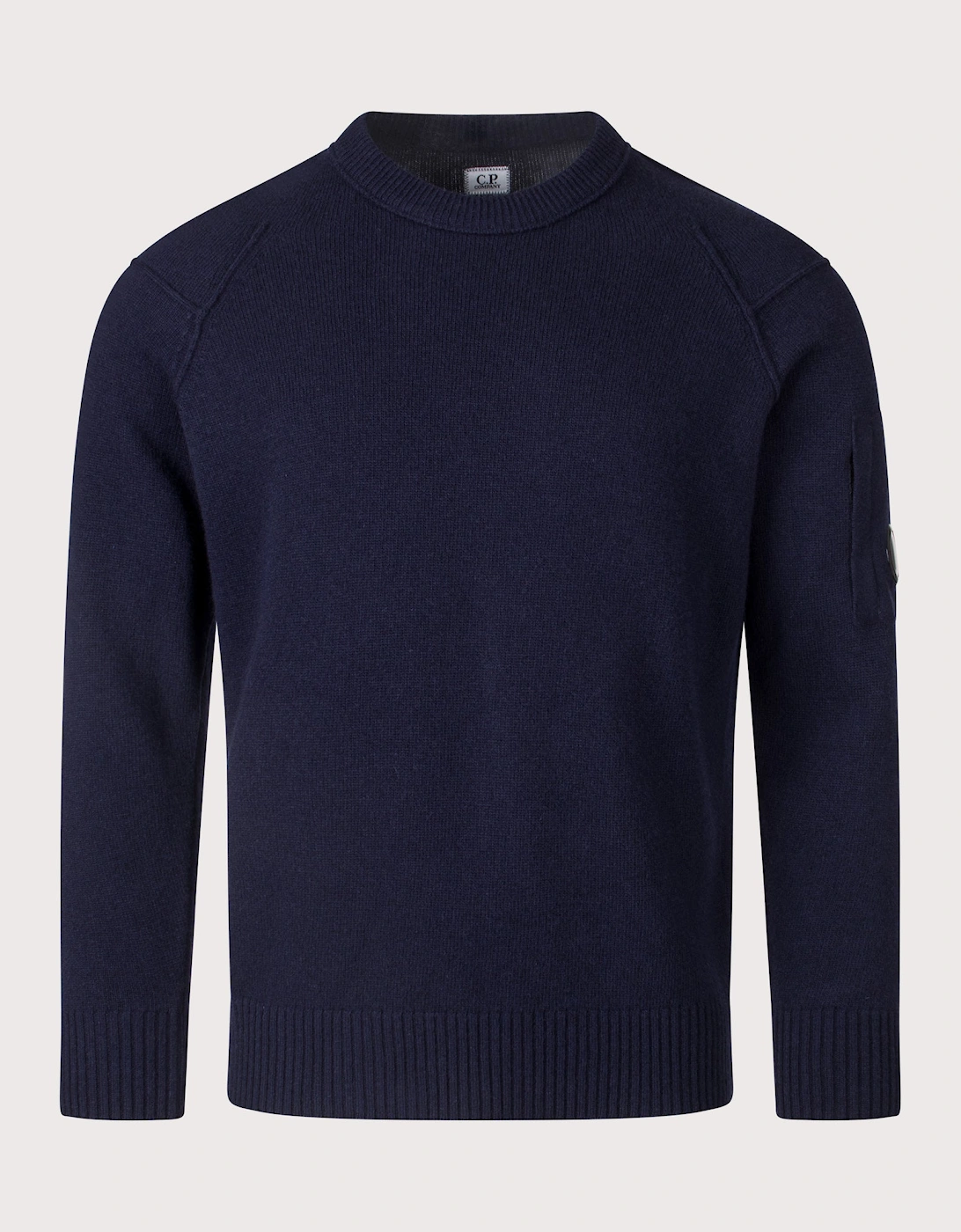 Lambswool Lens Crew Neck Jumper