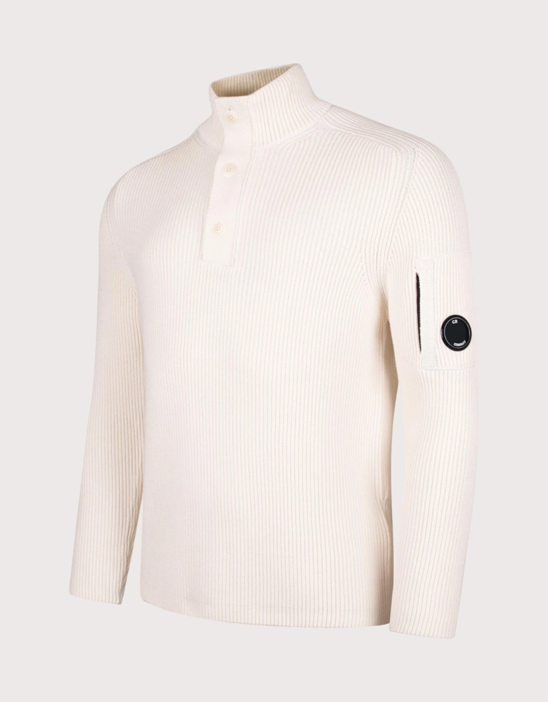 Lens Ribbed Knit Jumper