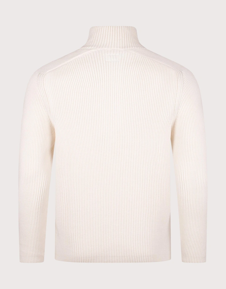 Lens Ribbed Knit Jumper