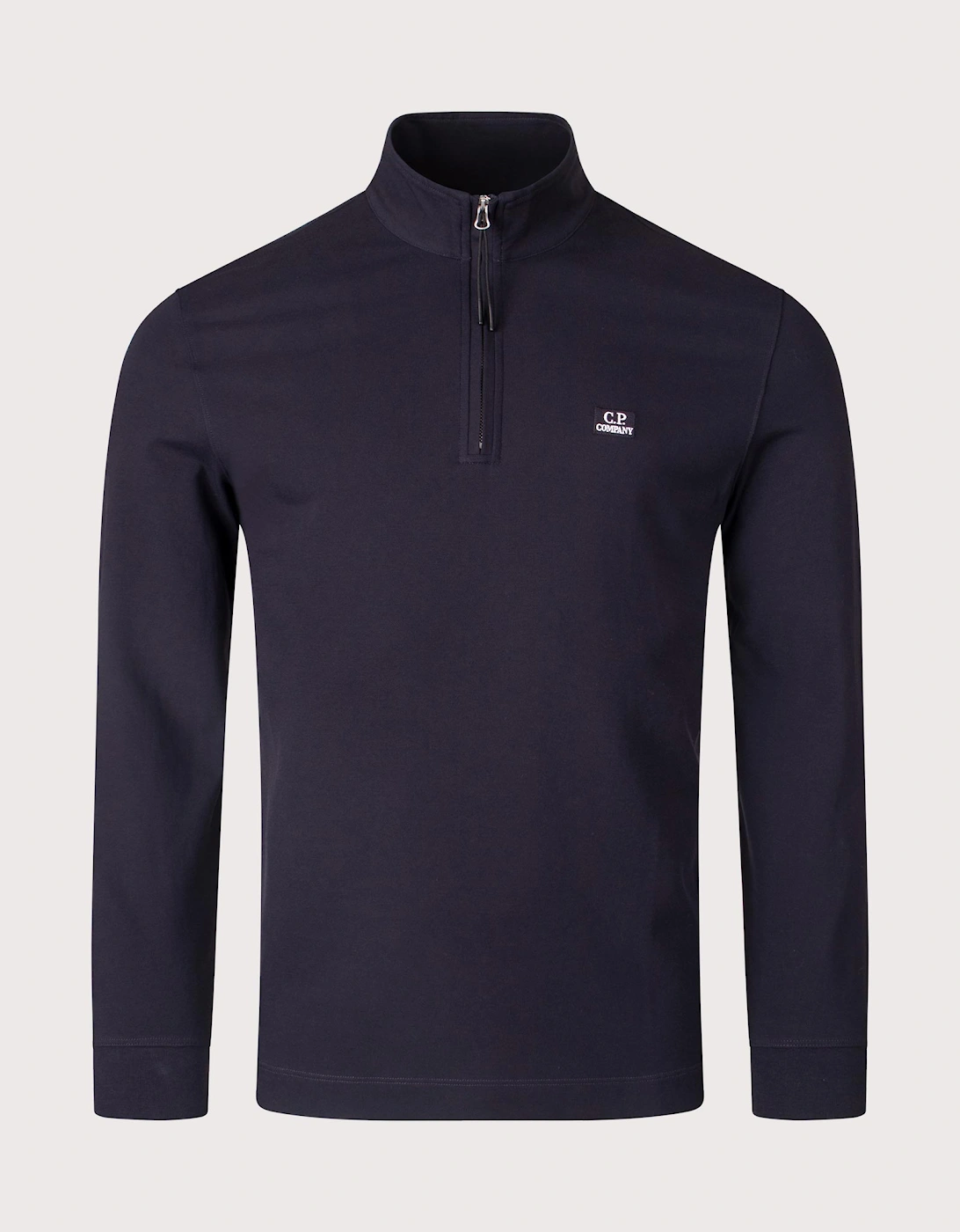 Stretch Piqué Quarter Zip Polo Shirt, 4 of 3