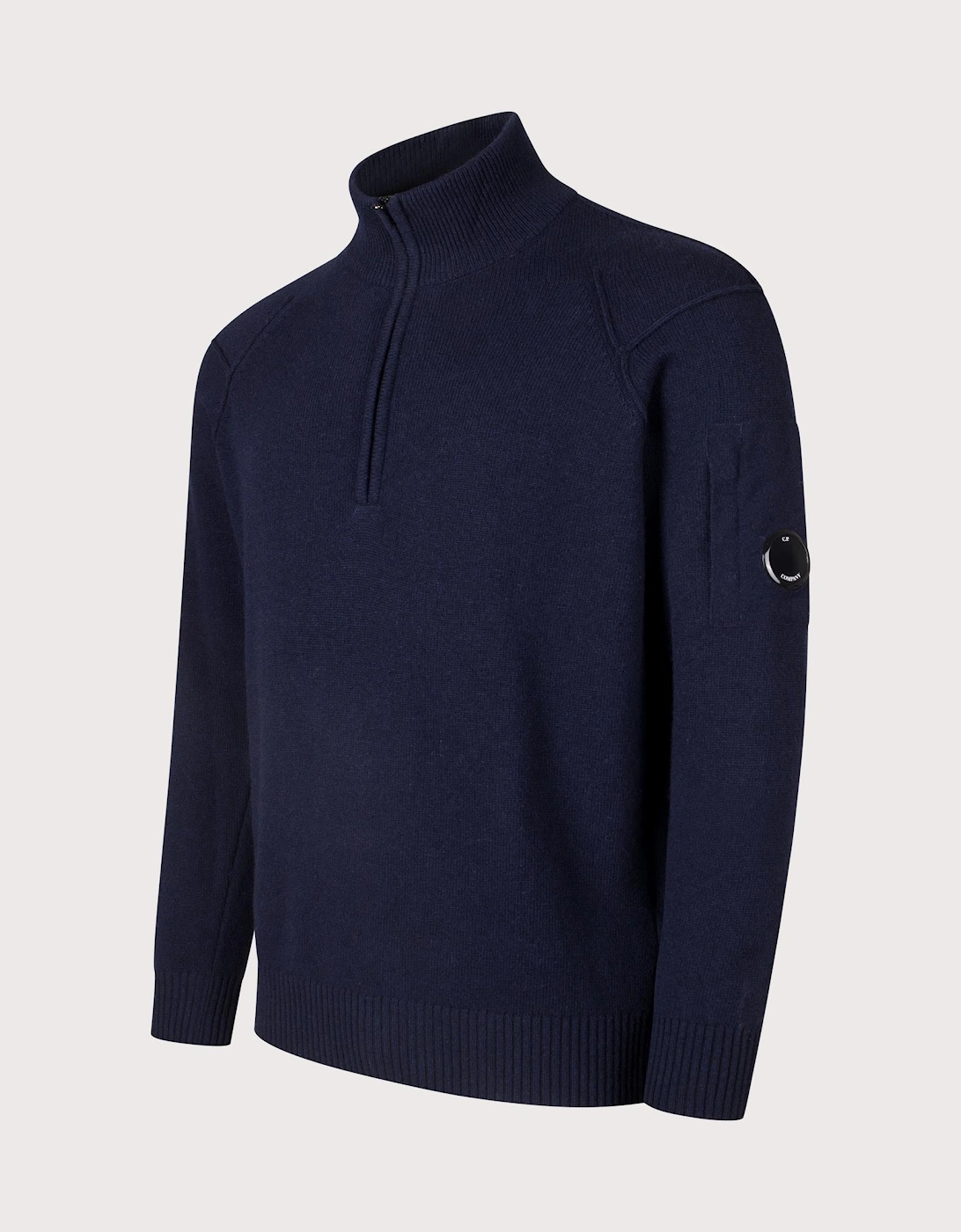 Diagonal Lens Quarter Zip Jumper, 5 of 4