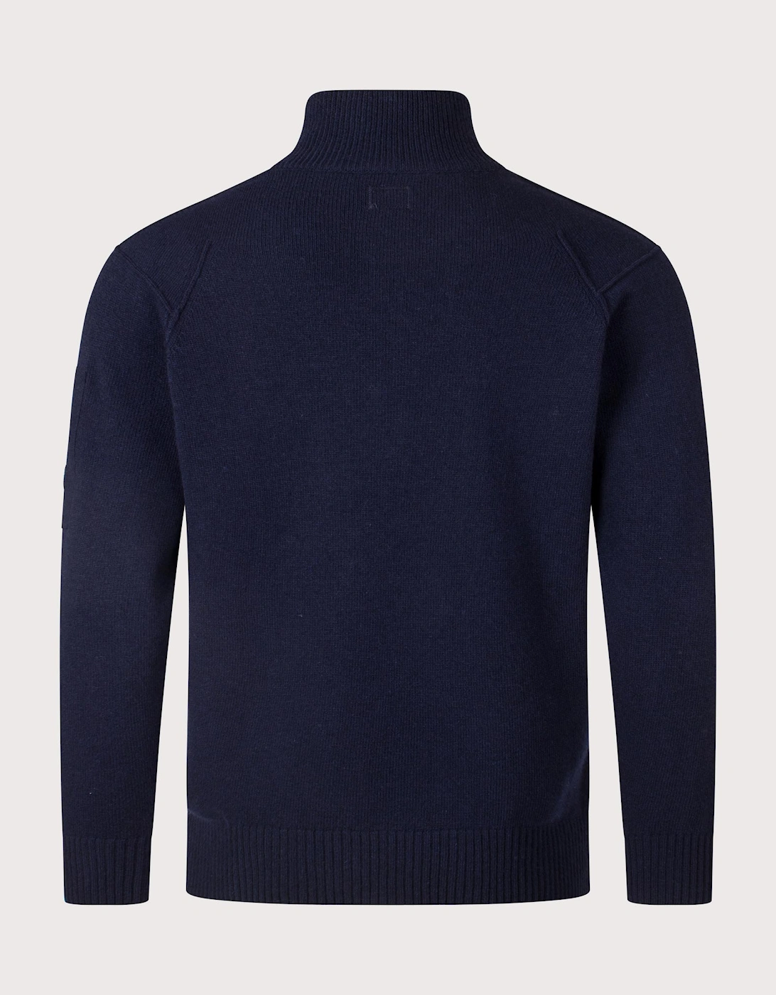 Diagonal Lens Quarter Zip Jumper