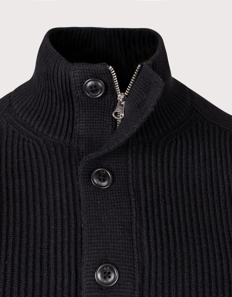 Lens Ribbed Knit Jumper
