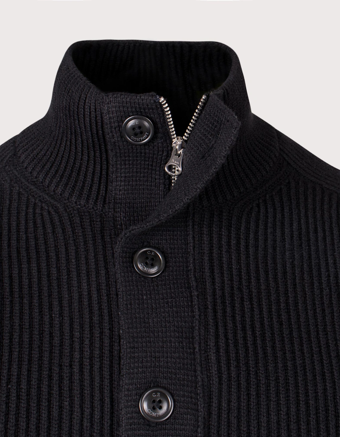 Lens Ribbed Knit Jumper