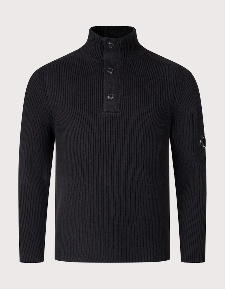 Lens Ribbed Knit Jumper