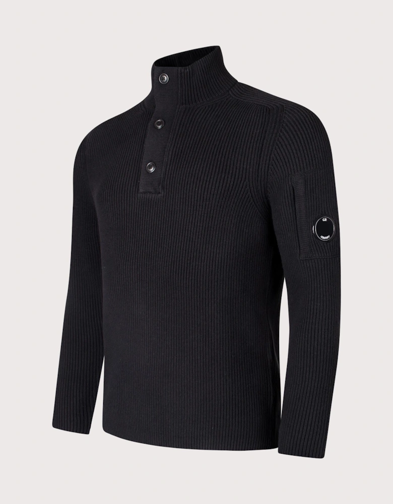 Lens Ribbed Knit Jumper