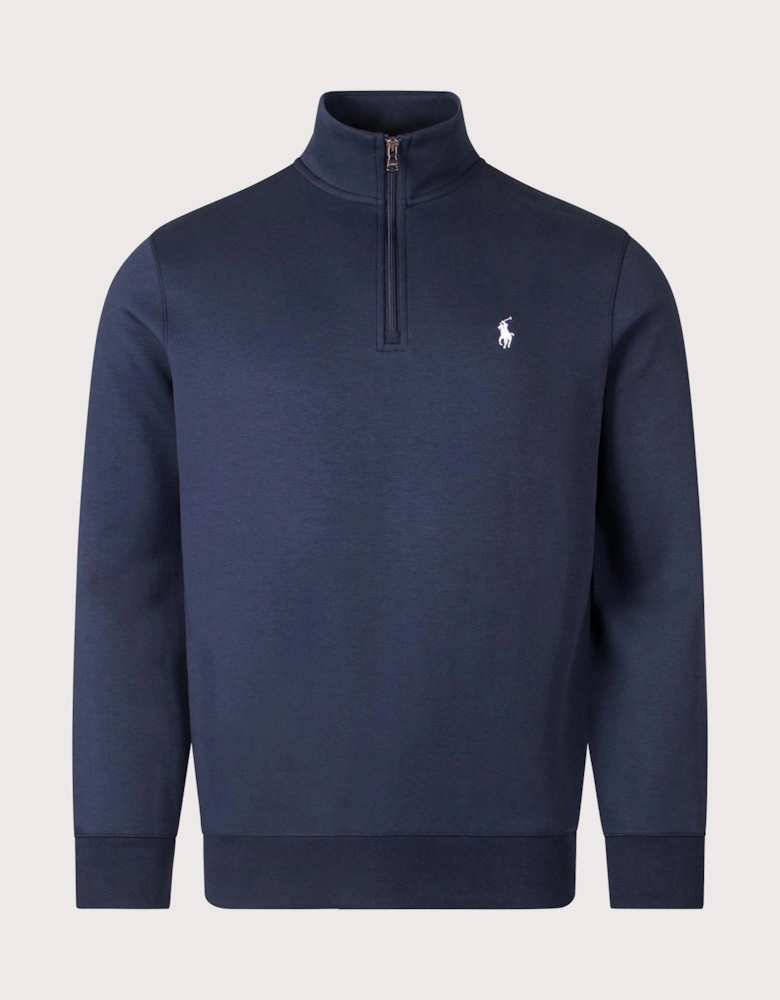 Double Knit Quarter Zip Sweatshirt