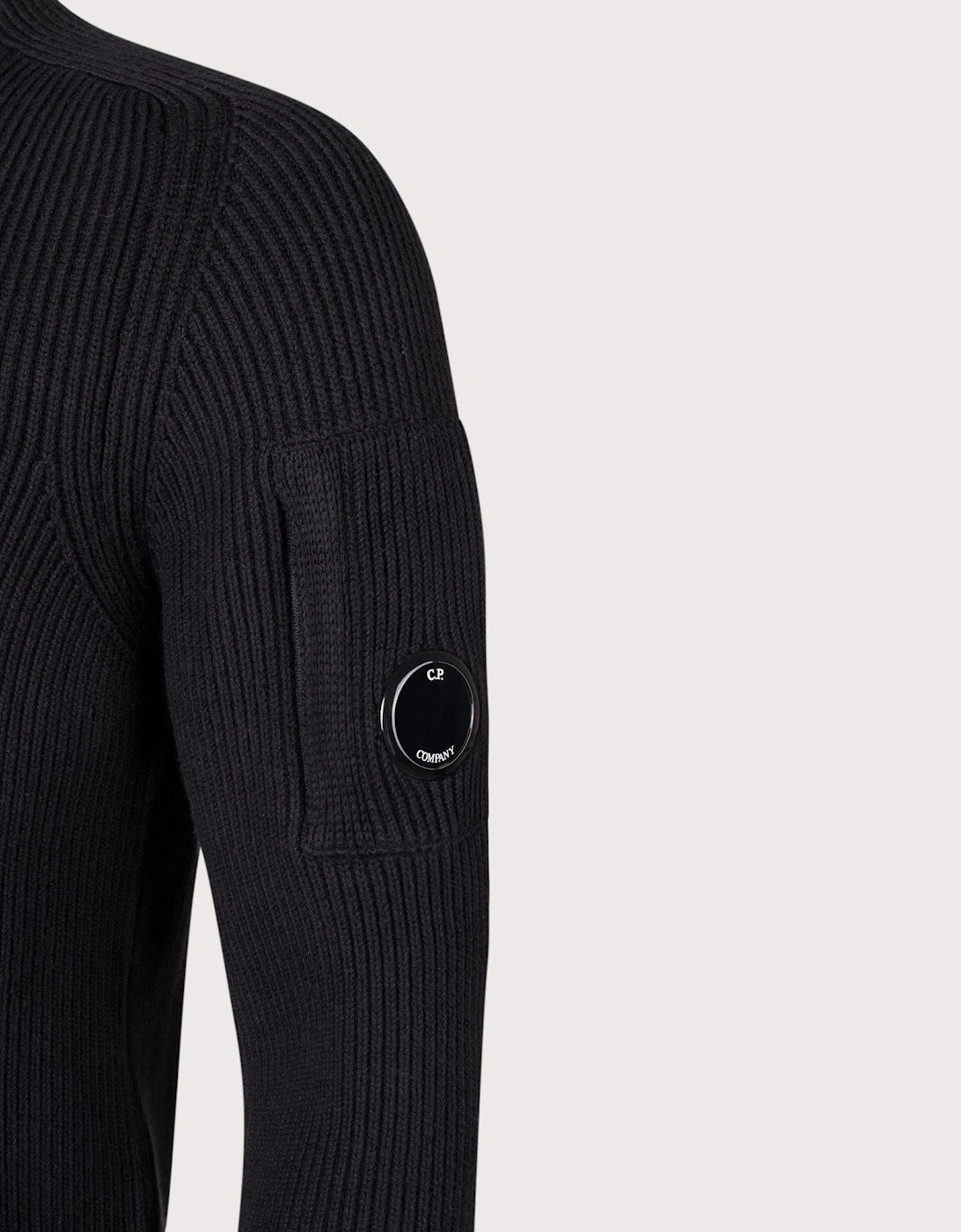 Lens Ribbed Knit Jumper
