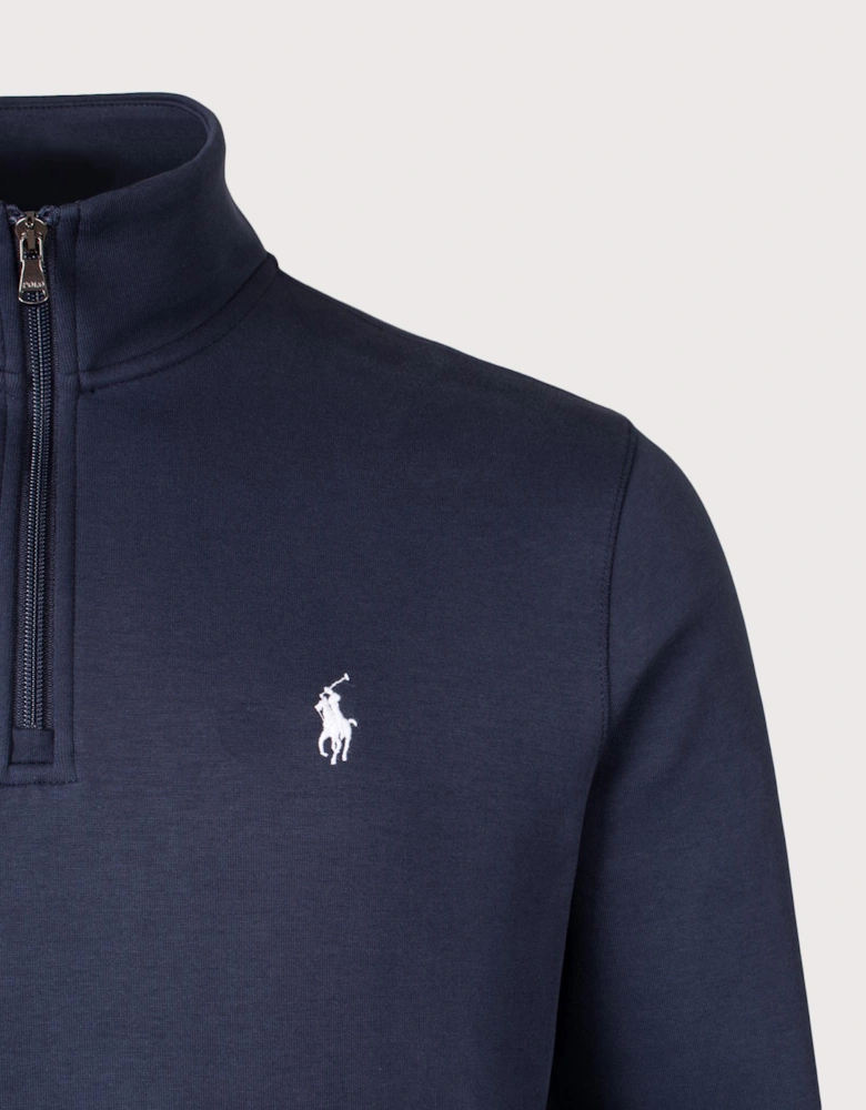 Double Knit Quarter Zip Sweatshirt