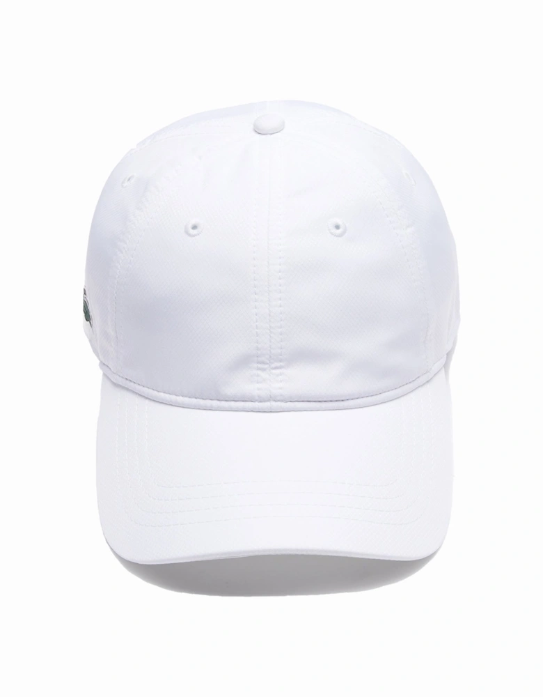 Sport Lightweight Diamond Taffeta Baseball Cap White