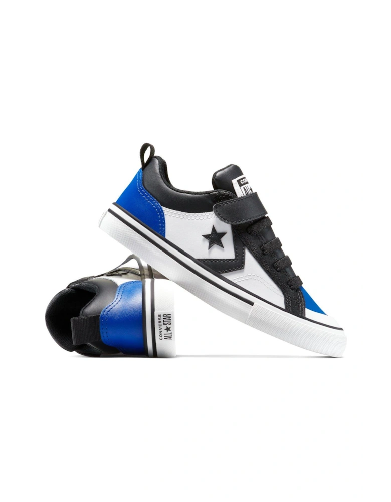 Kids Pro Blaze Trainers - Black/White/Blue