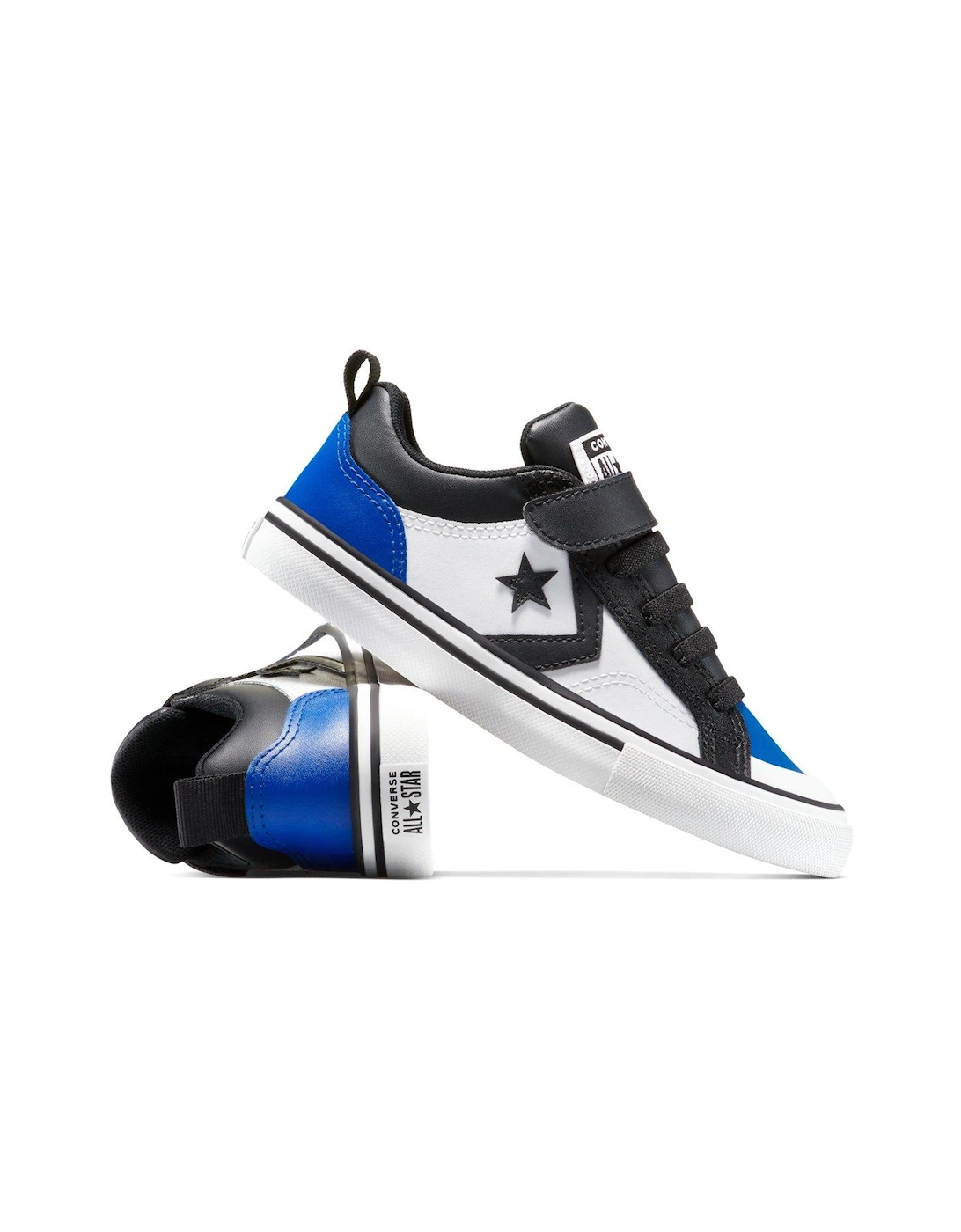 Kids Pro Blaze Trainers - Black/White/Blue