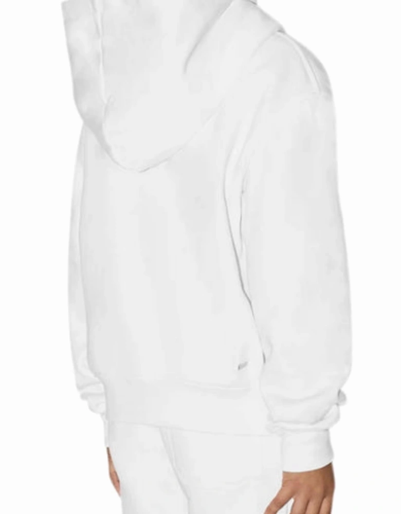 KIDS MA LOGO HOODIE WHITE / BLUE