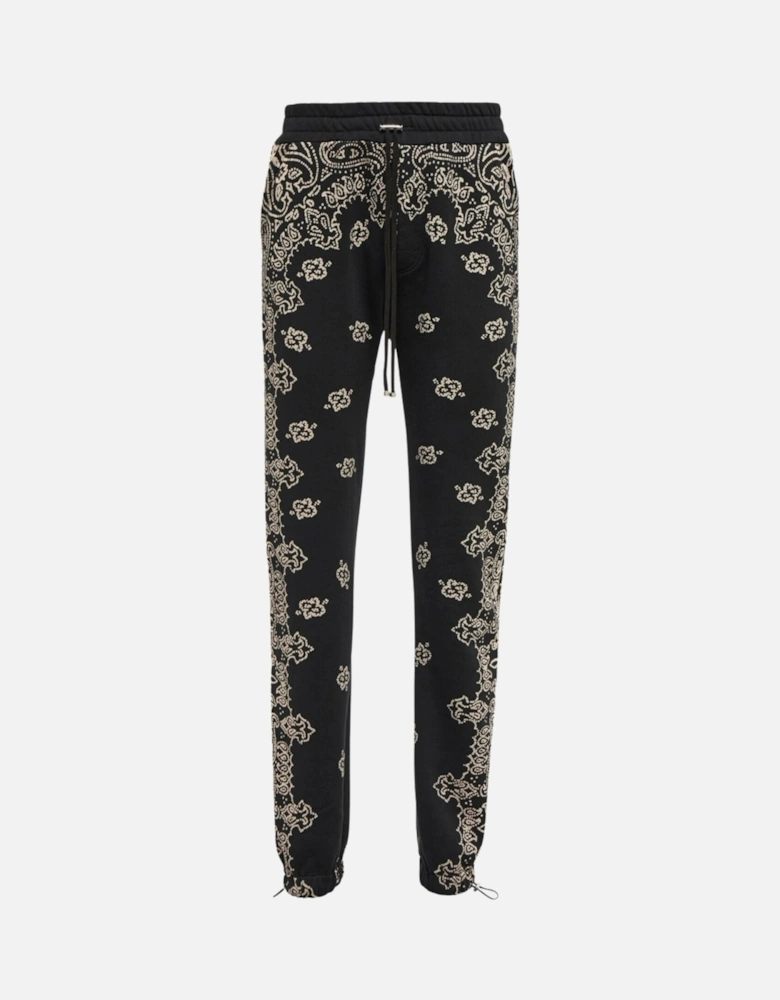 BLEACH BANDANA SWEATPANTS BLACK