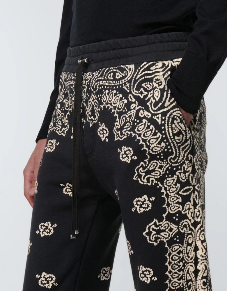 BLEACH BANDANA SWEATPANTS BLACK