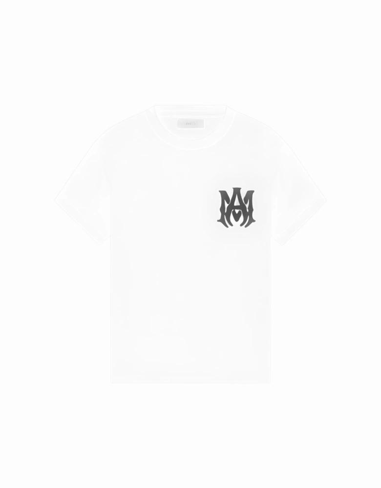 KIDS MA LOGO TEE WHITE