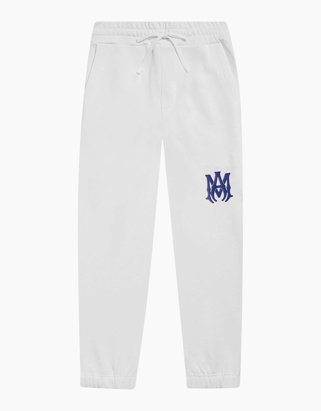 AMIRI KIDS MA LOGO SWEATPANTS WHITE / BLUE - Size: 10Y