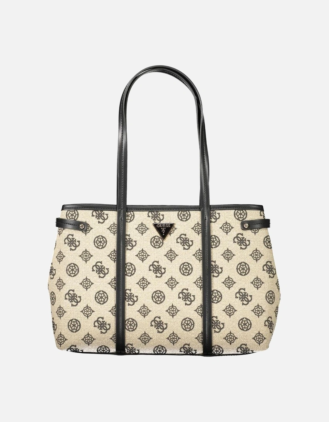Sophisticated Beige Handbag with Dual Compartments Women, 4 of 3