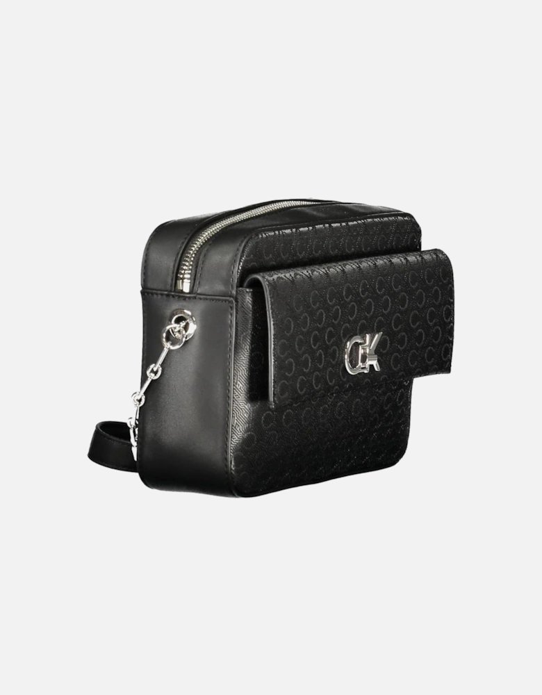 Eco-Friendly Sophisticated Urban Shoulder Bag Women - Black Handbags