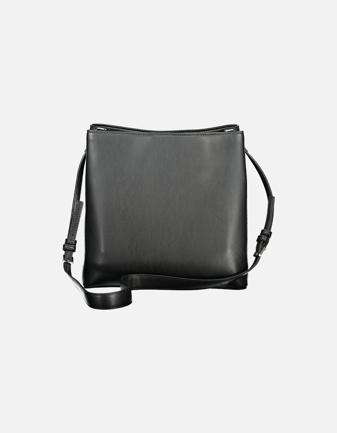 Adjustable Shoulder Bag with Dual Compartments Women - Black Handbags