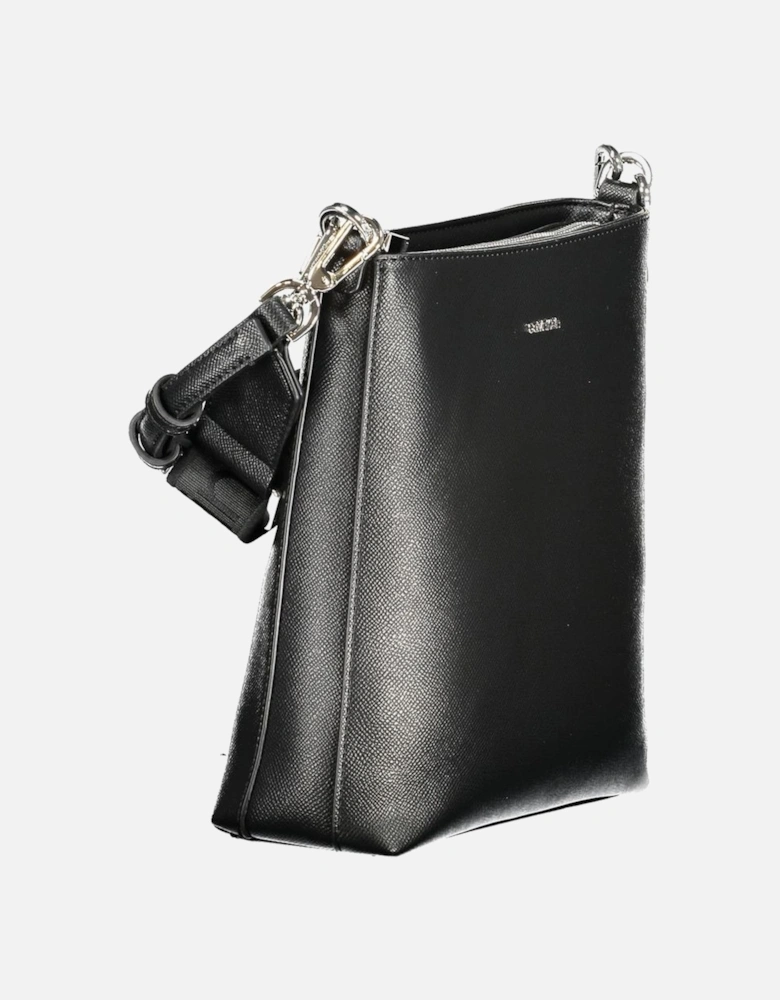 Sophisticated Eco-Friendly Handbag with Versatile Straps Women - Black