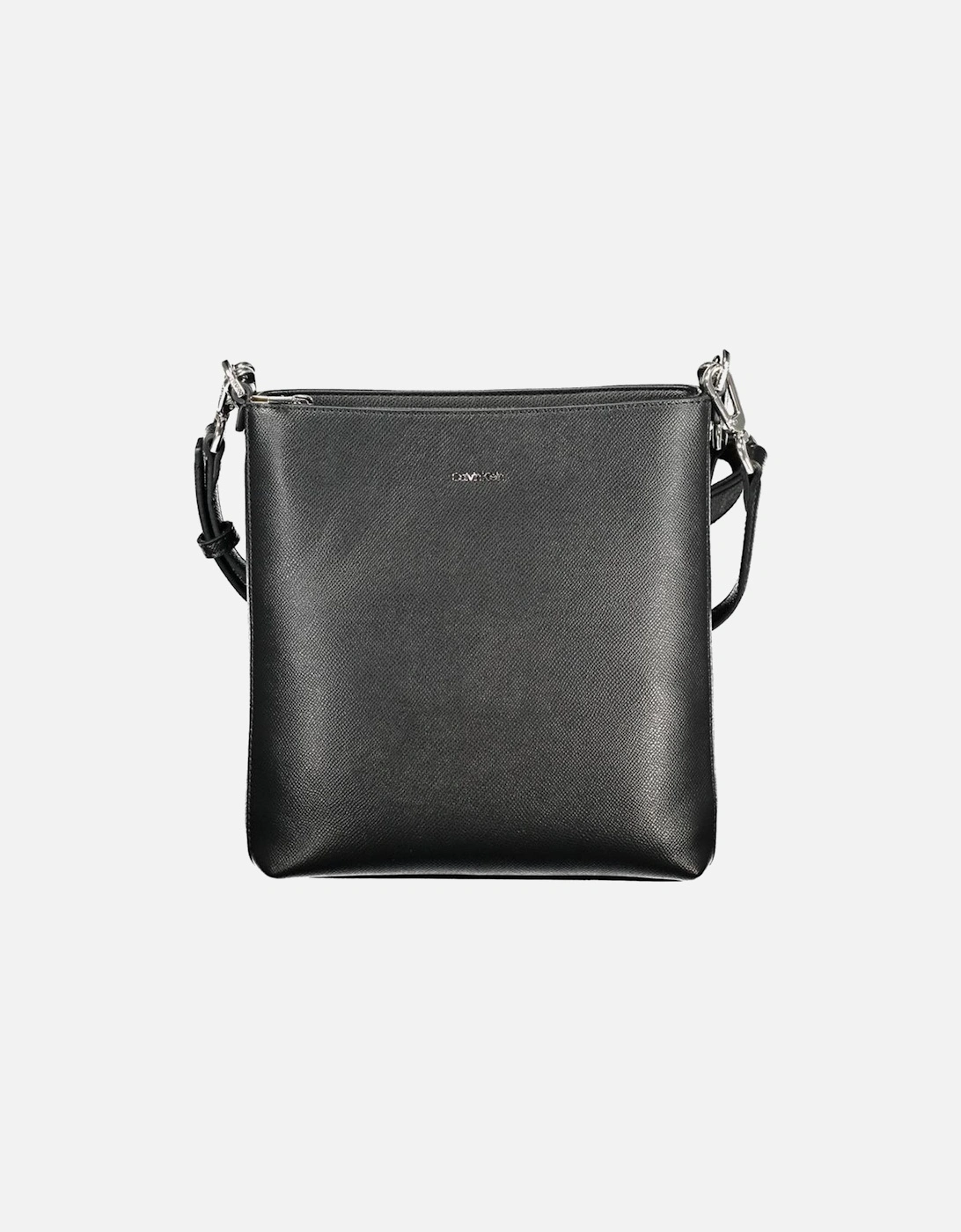 Calvin Klein Women's Black Sophisticated Eco-Friendly Handbag With Versatile Straps - Size: One Size