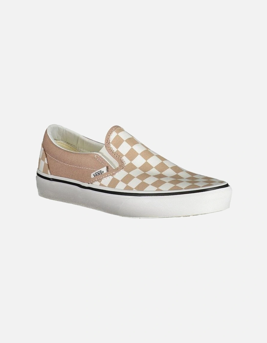 Iconic Slip-On Check Pattern Sneakers Women - Beige